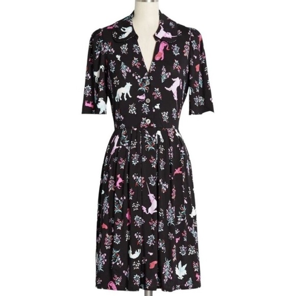 Modcloth Dresses & Skirts - Modcloth Inviting Me For Tea? A-line Dress Size Small